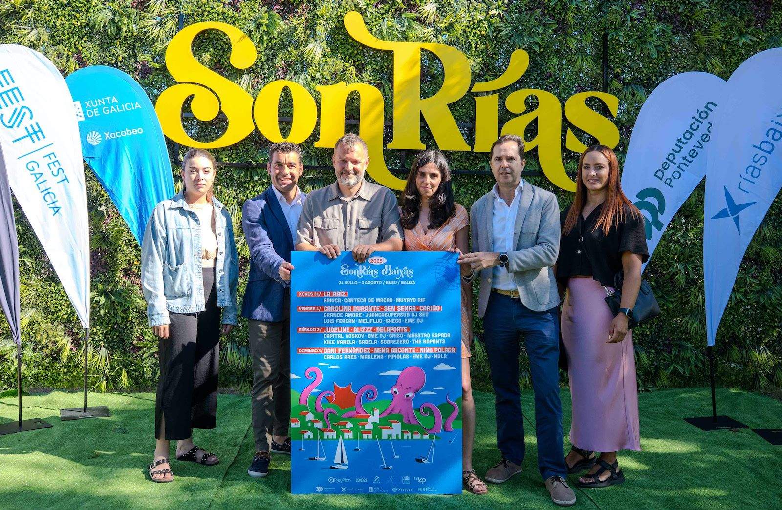 Presentación do festival SonRías Baixas 2025