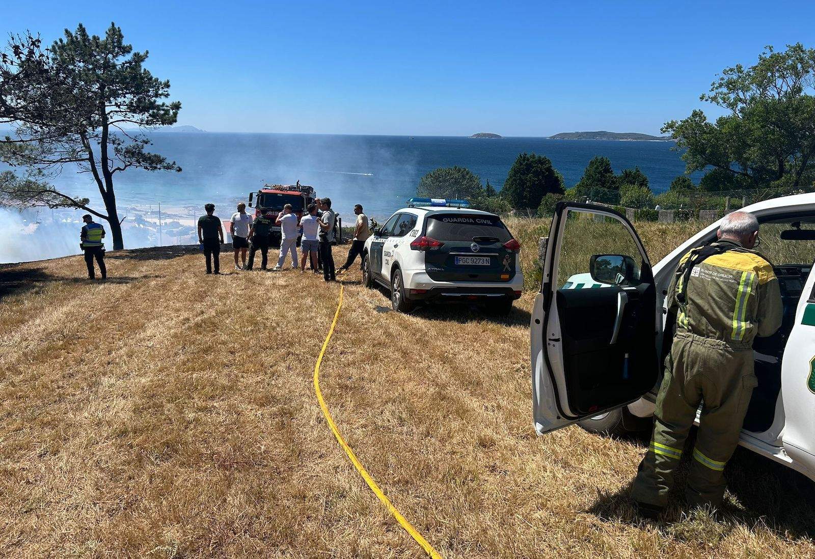 Incendio forestal en Major Incendio forestal en Major