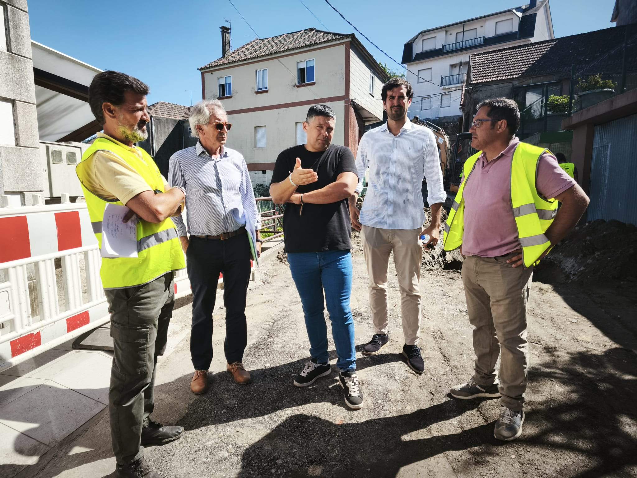 Visita a las obras del Camino de Santiago
