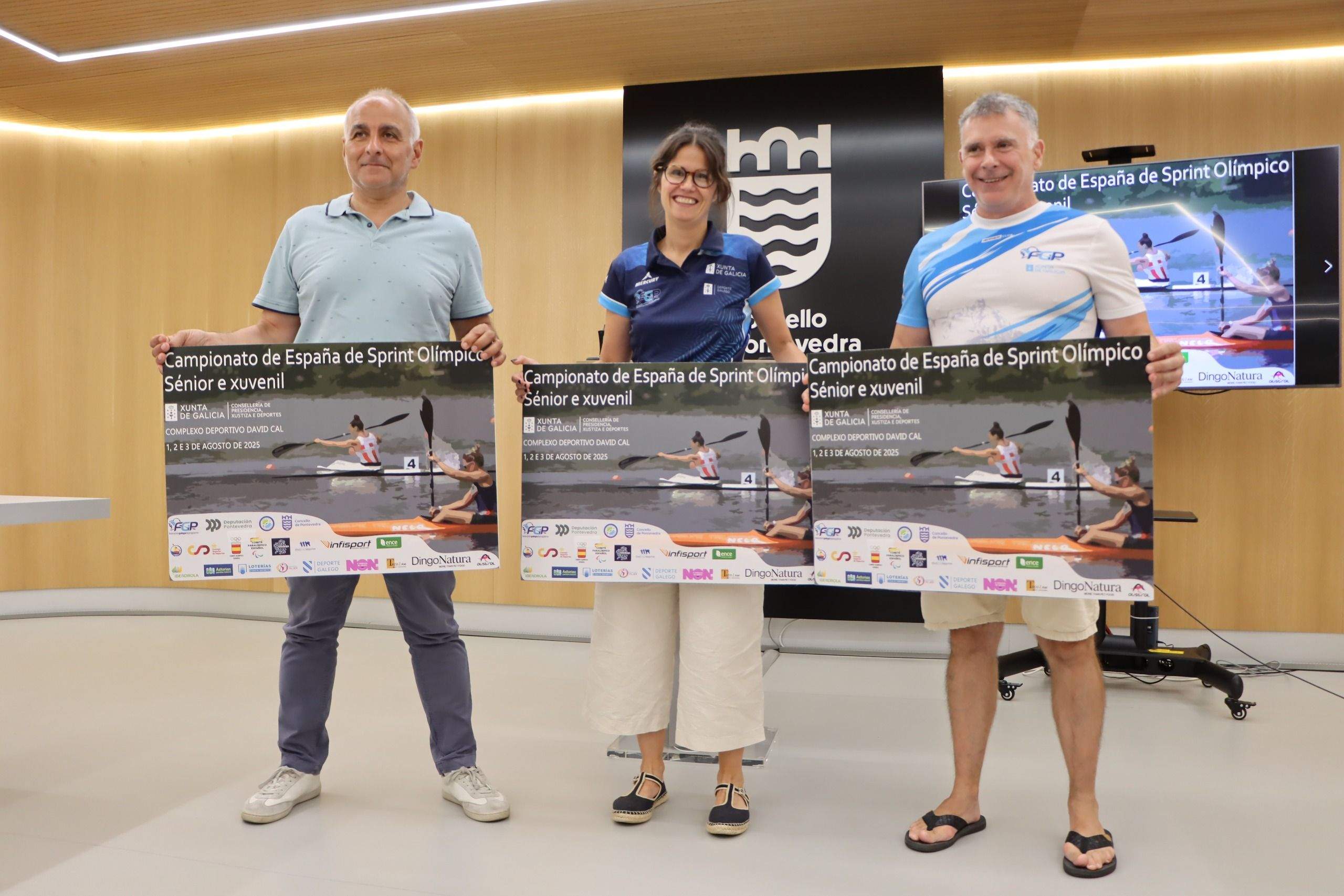 Presentación do Nacional Sprint de Piragüismo
