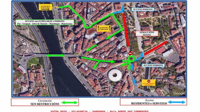 Plan de mobilidade na contorna da Alameda