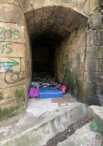 Túnel del Gafos en Rosalía de Castro