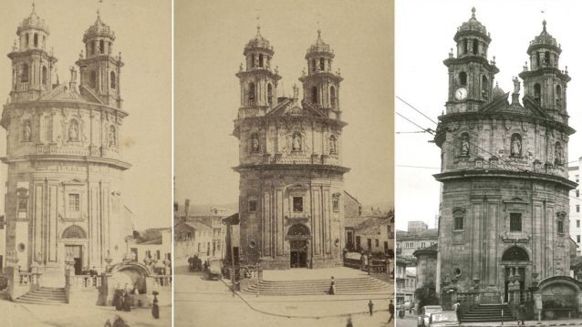 Atrio original de la capilla que se cambió 1887 y que en 1953 fue preciso restituir