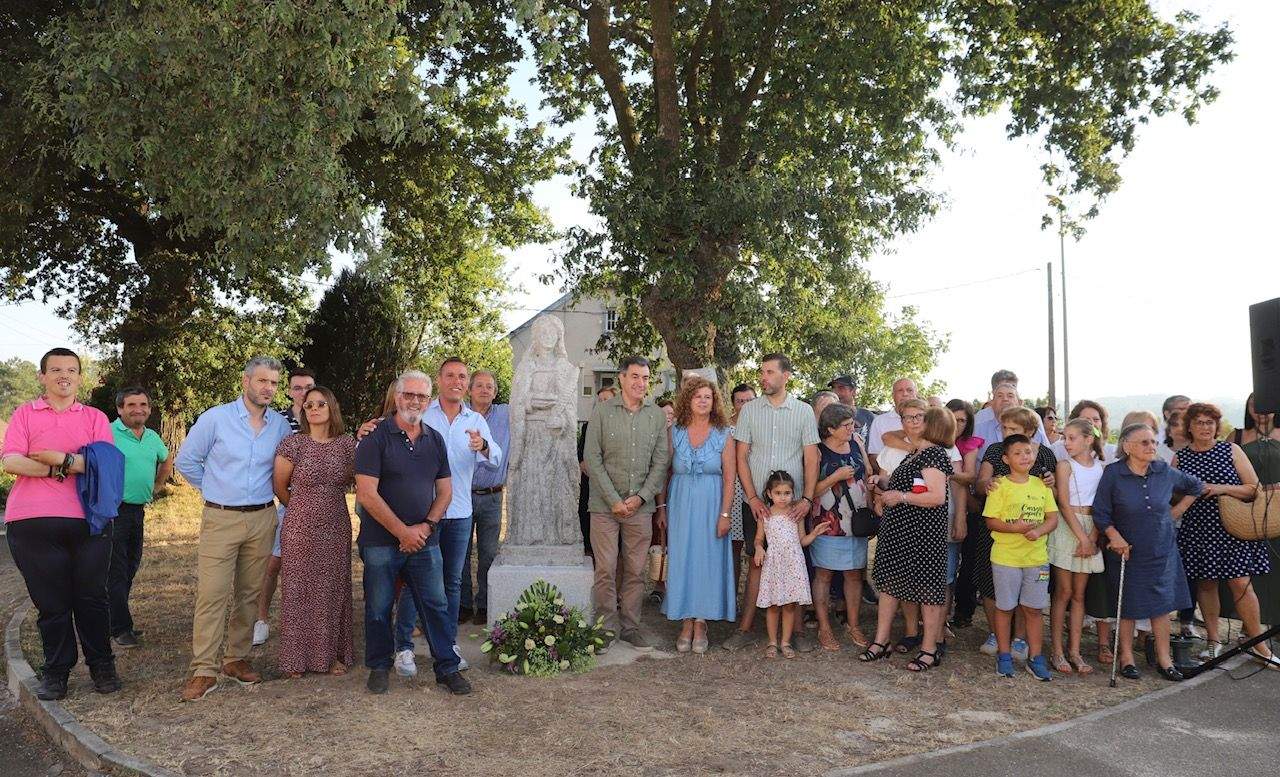 La escultura fue cedida a Moraña