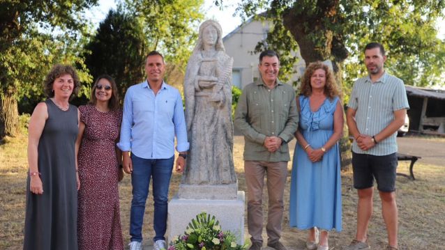 O conselleiro Román Rodríguez asistía ao acto en Moraña O conselleiro Román Rodríguez asistía ao acto en Moraña