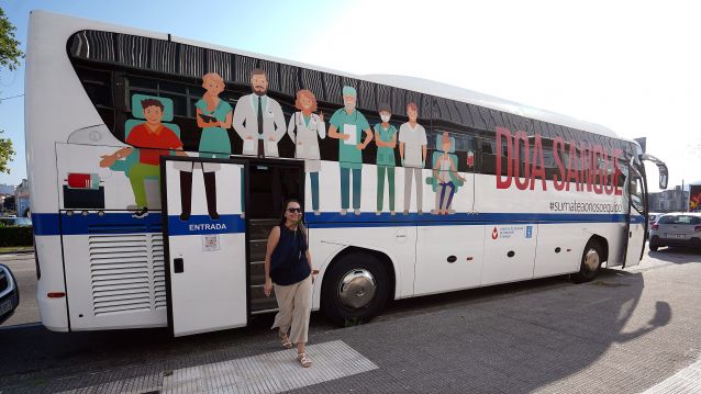Autobús de doazón de sangue no Torneo Internacional Interpontes Autobús de doazón de sangue no Torneo Internacional Interpontes