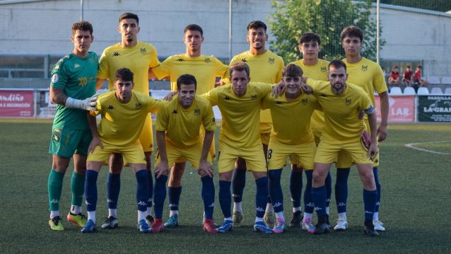 Once inicial del Pontevedra contra el Estradense Once inicial del Pontevedra contra el Estradense