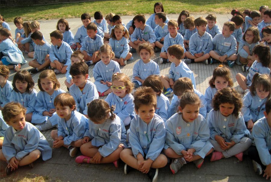 Alumnos de la Escuela Infantil Crespo Rivas