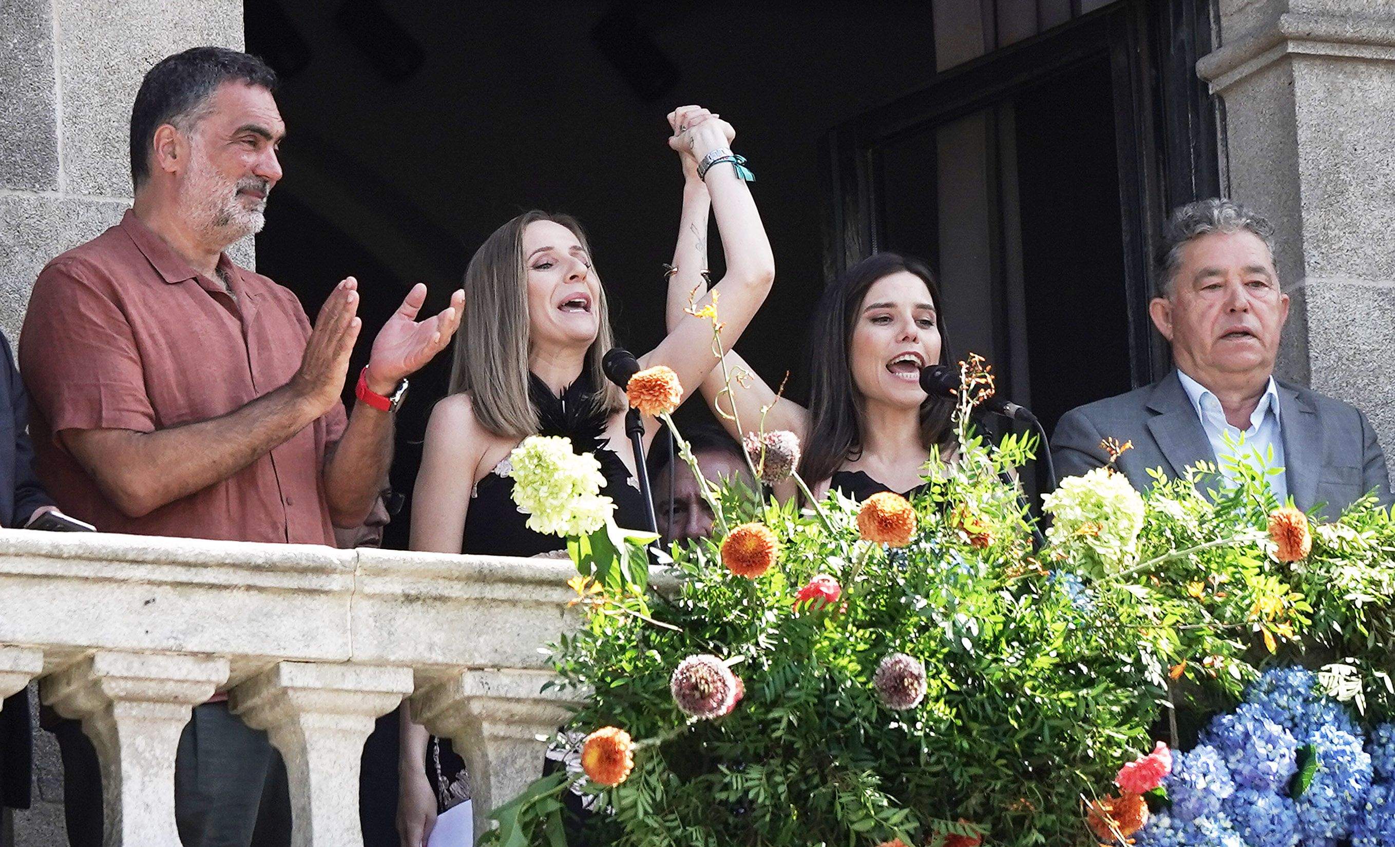 Pregón de las Festas da Peregrina con Susana Pedreira y Diana López Varela