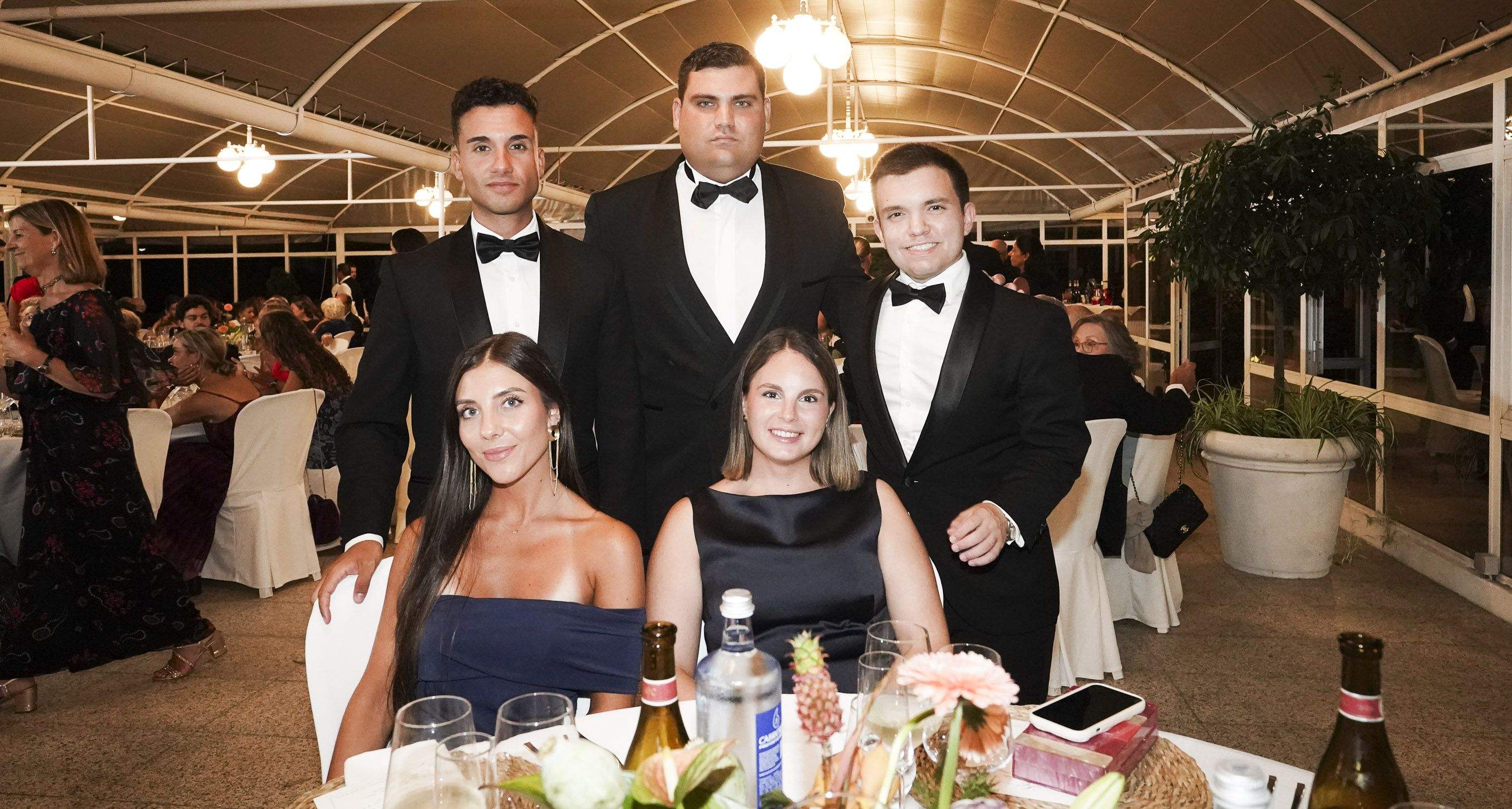 Asistentes á Cea-Baile do Liceo Casino