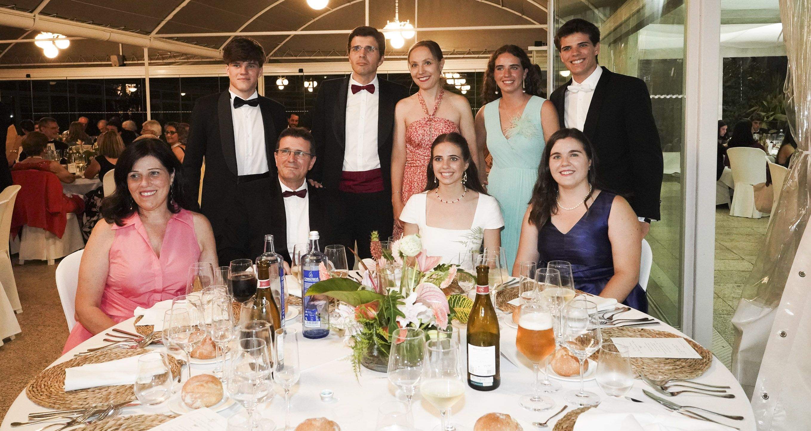 Asistentes á Cea-Baile do Liceo Casino