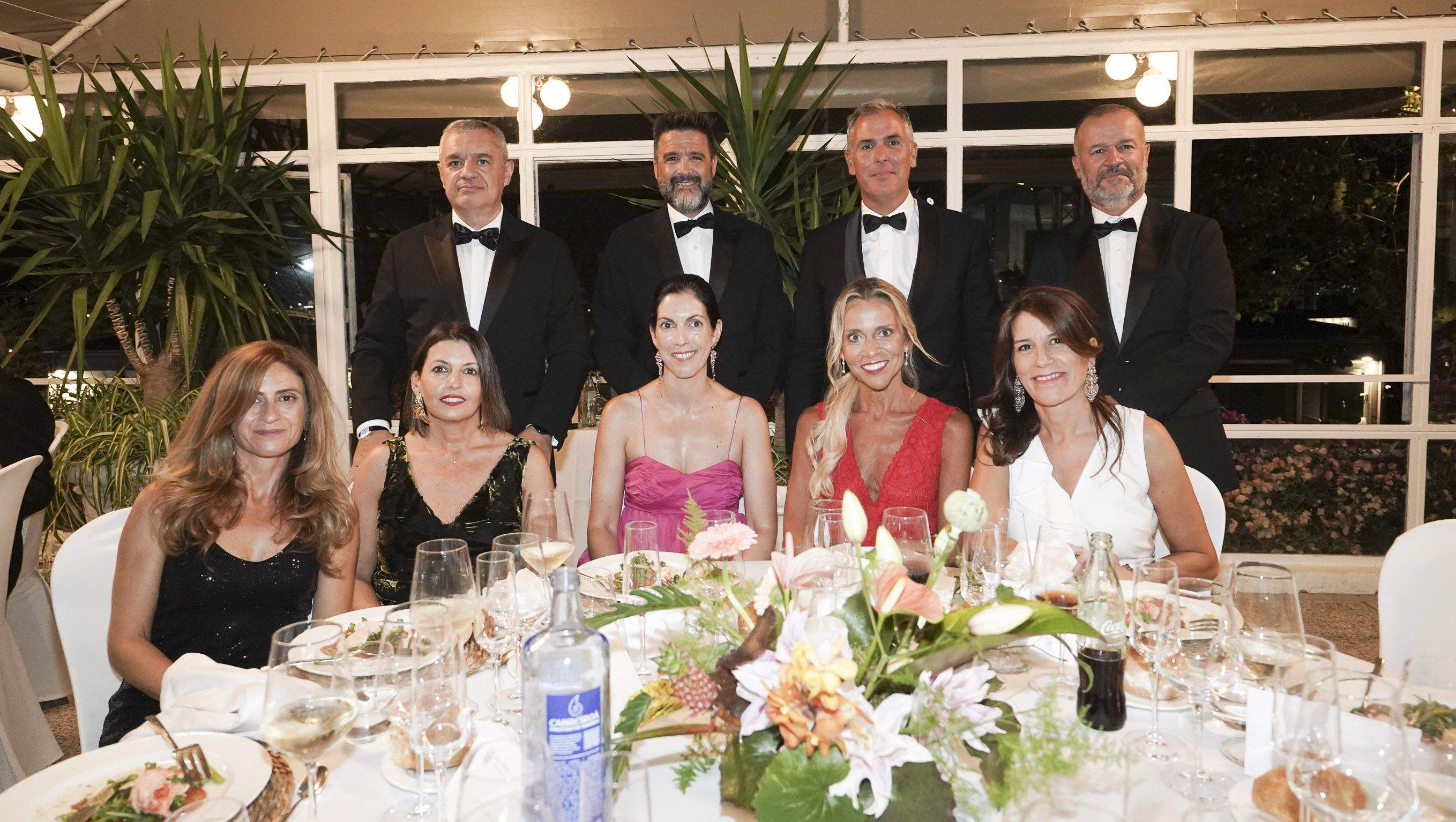 Asistentes á Cea-Baile do Liceo Casino
