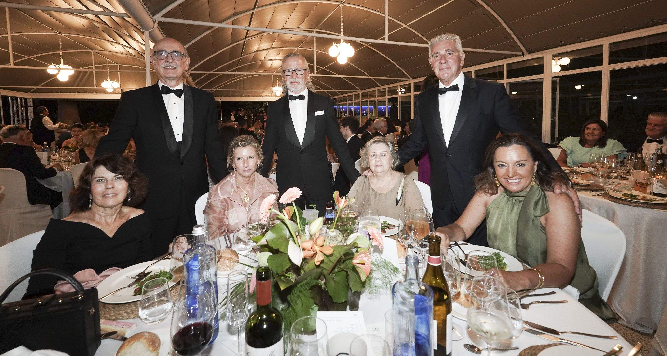 Asistentes á Cea-Baile do Liceo Casino