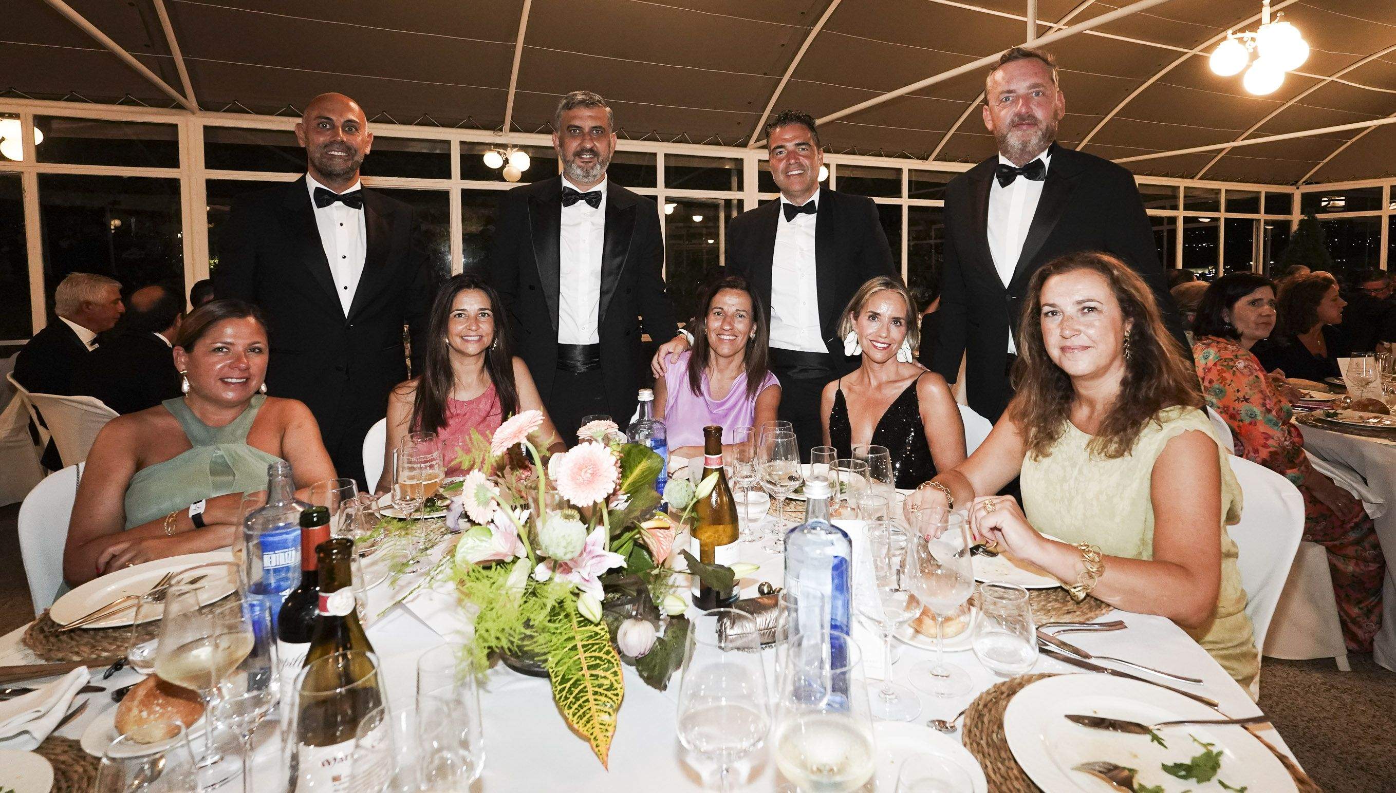 Asistentes á Cea-Baile do Liceo Casino