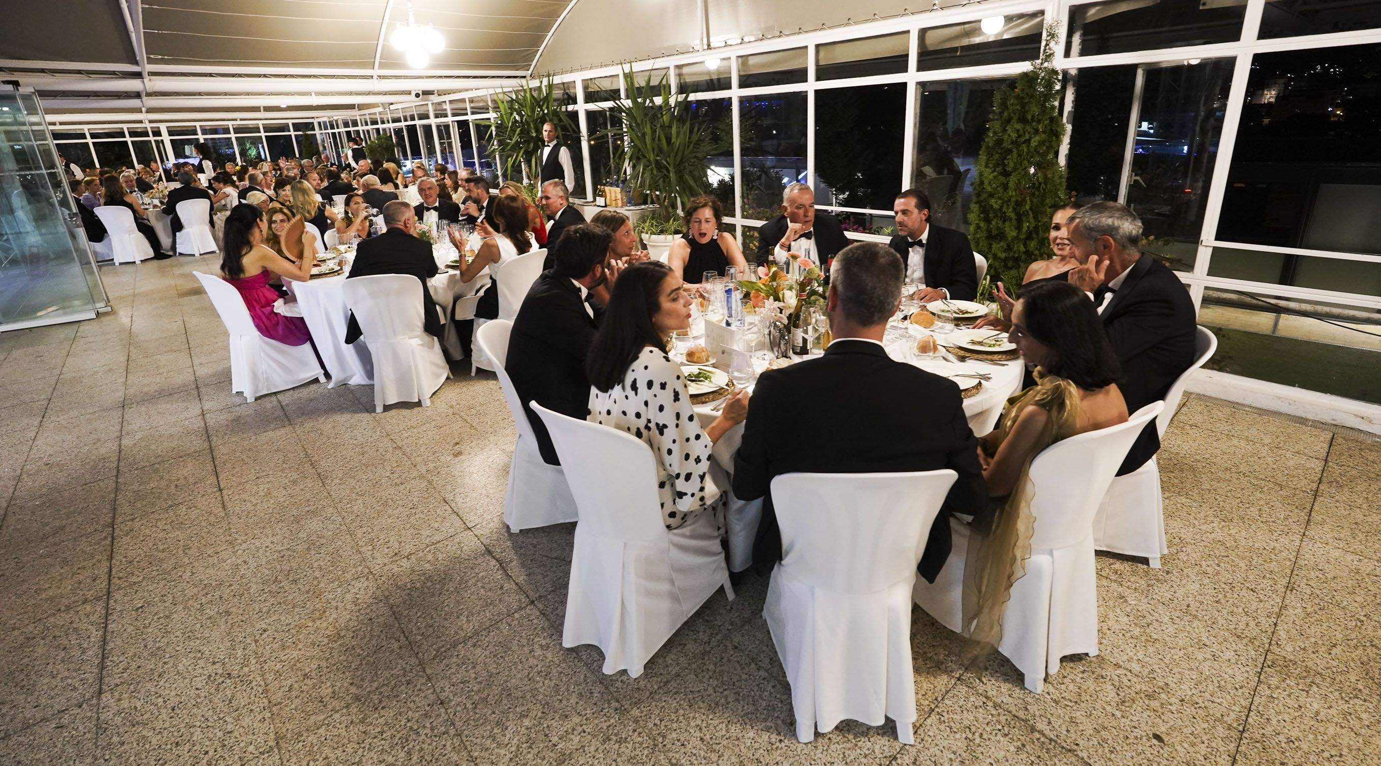 Asistentes á Cea-Baile do Liceo Casino