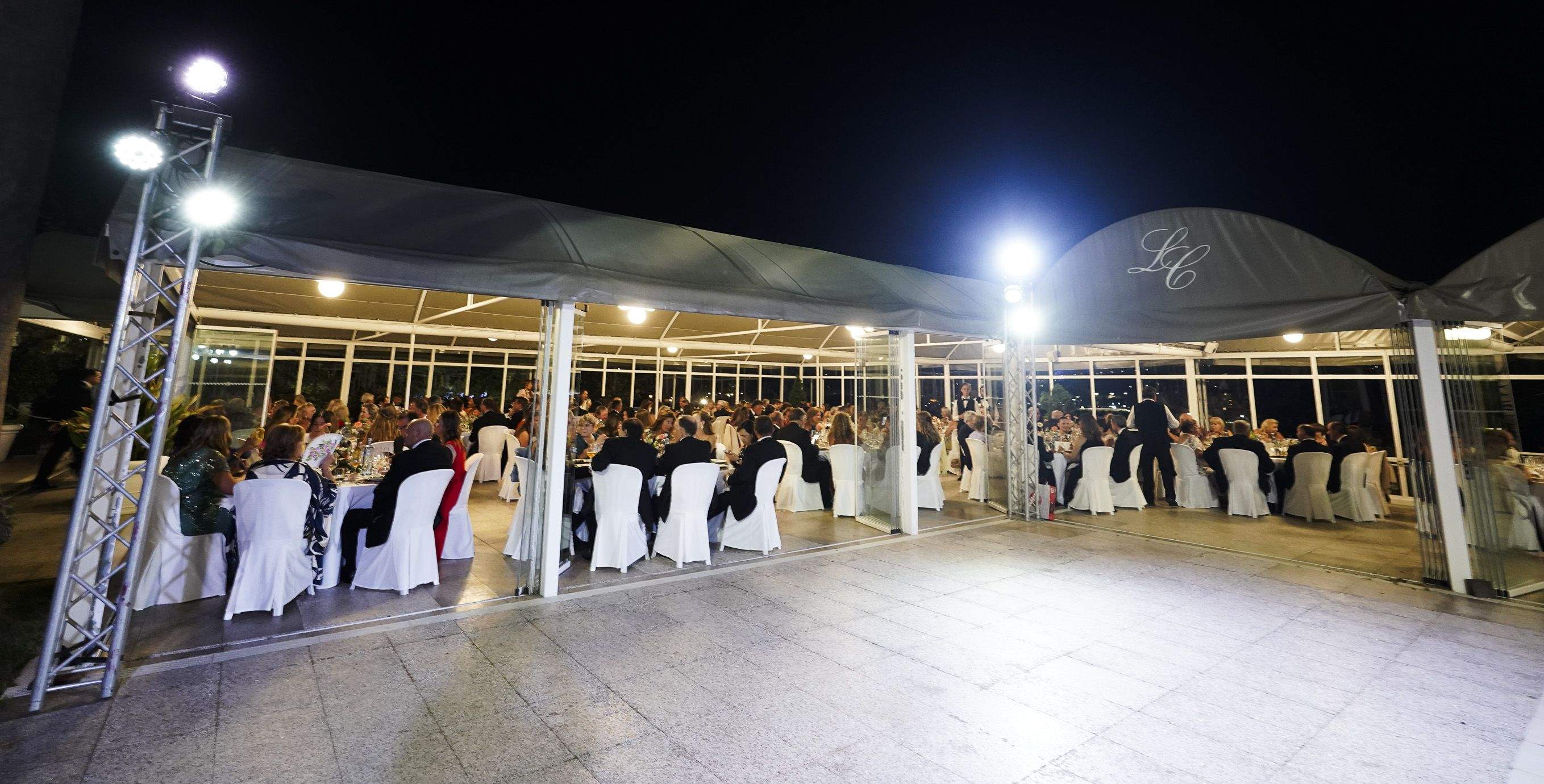 Asistentes á Cea-Baile do Liceo Casino