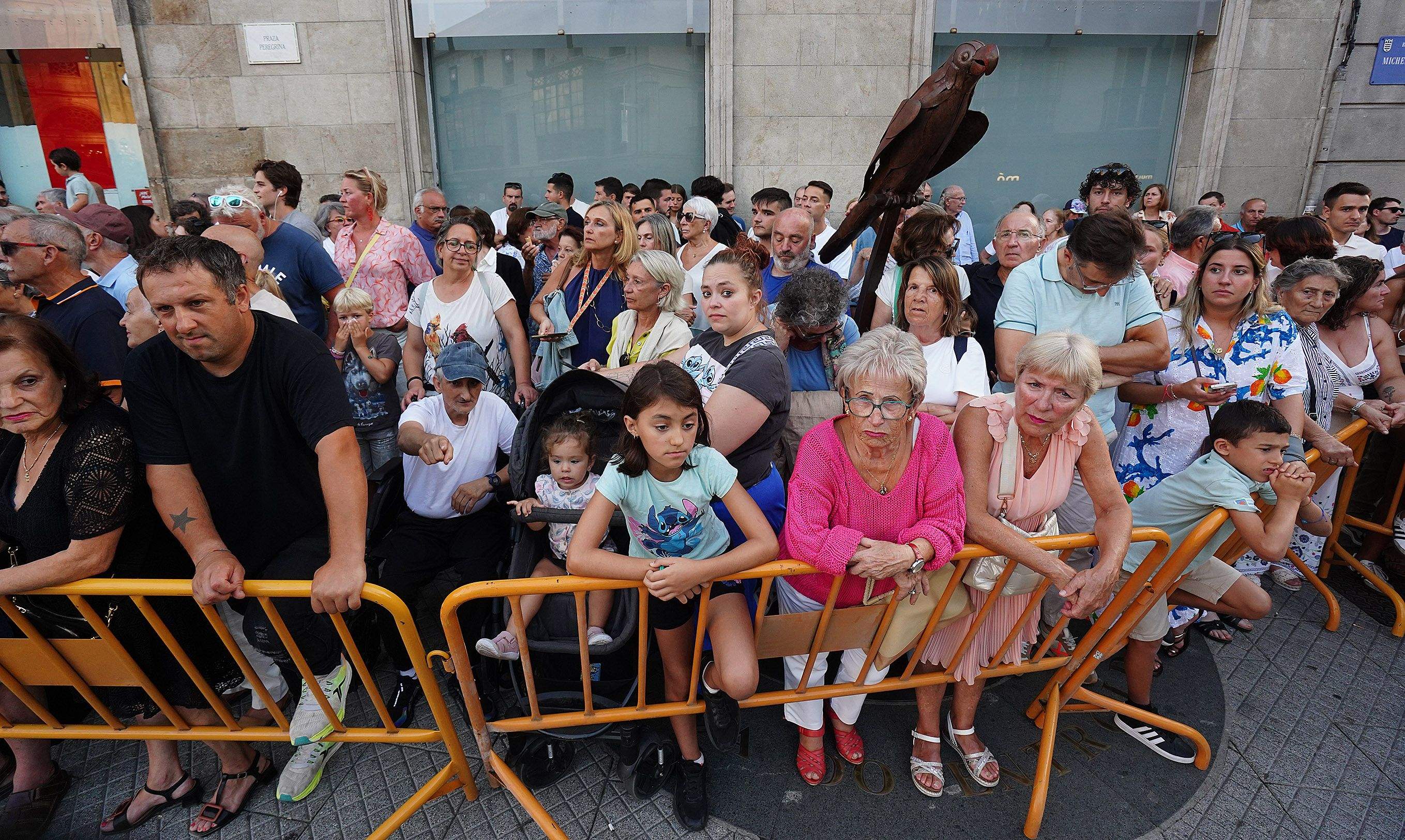 Procesión na honra da Virxe Peregrina