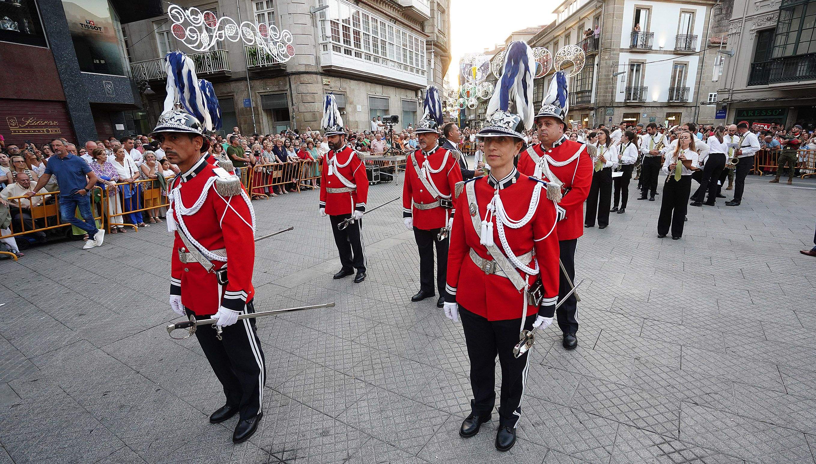 Procesión na honra da Virxe Peregrina
