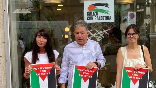 Carteles Pontevedra con Palestina