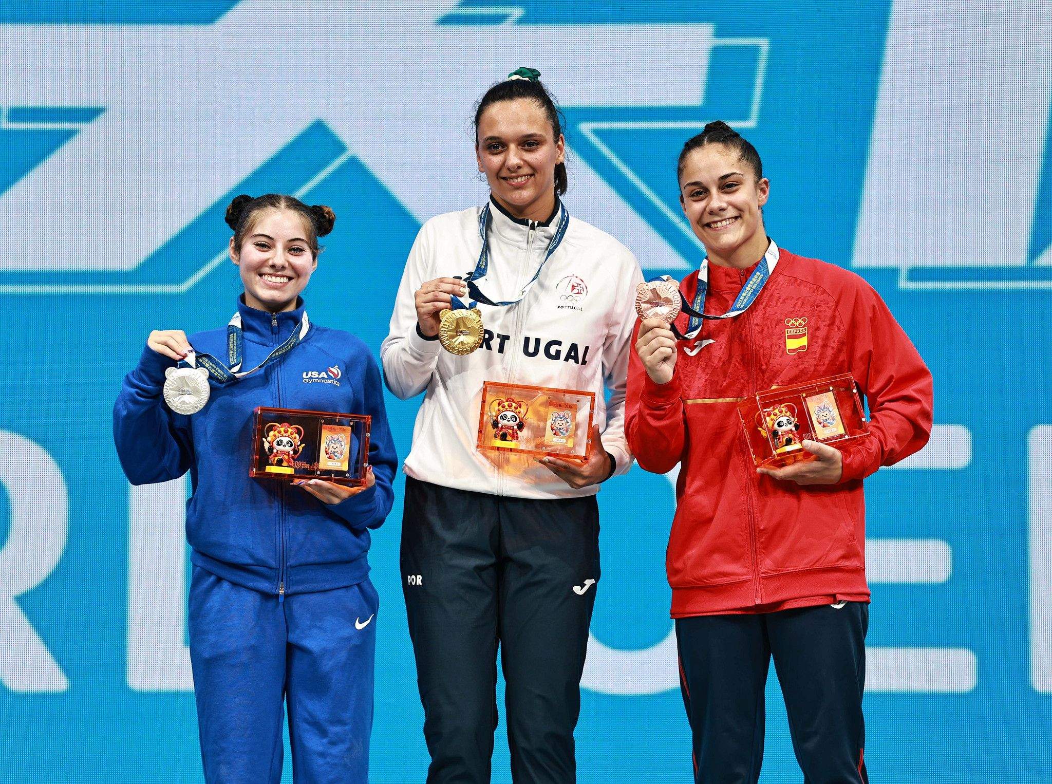 Melania Rodríguez, no podio dos World Games