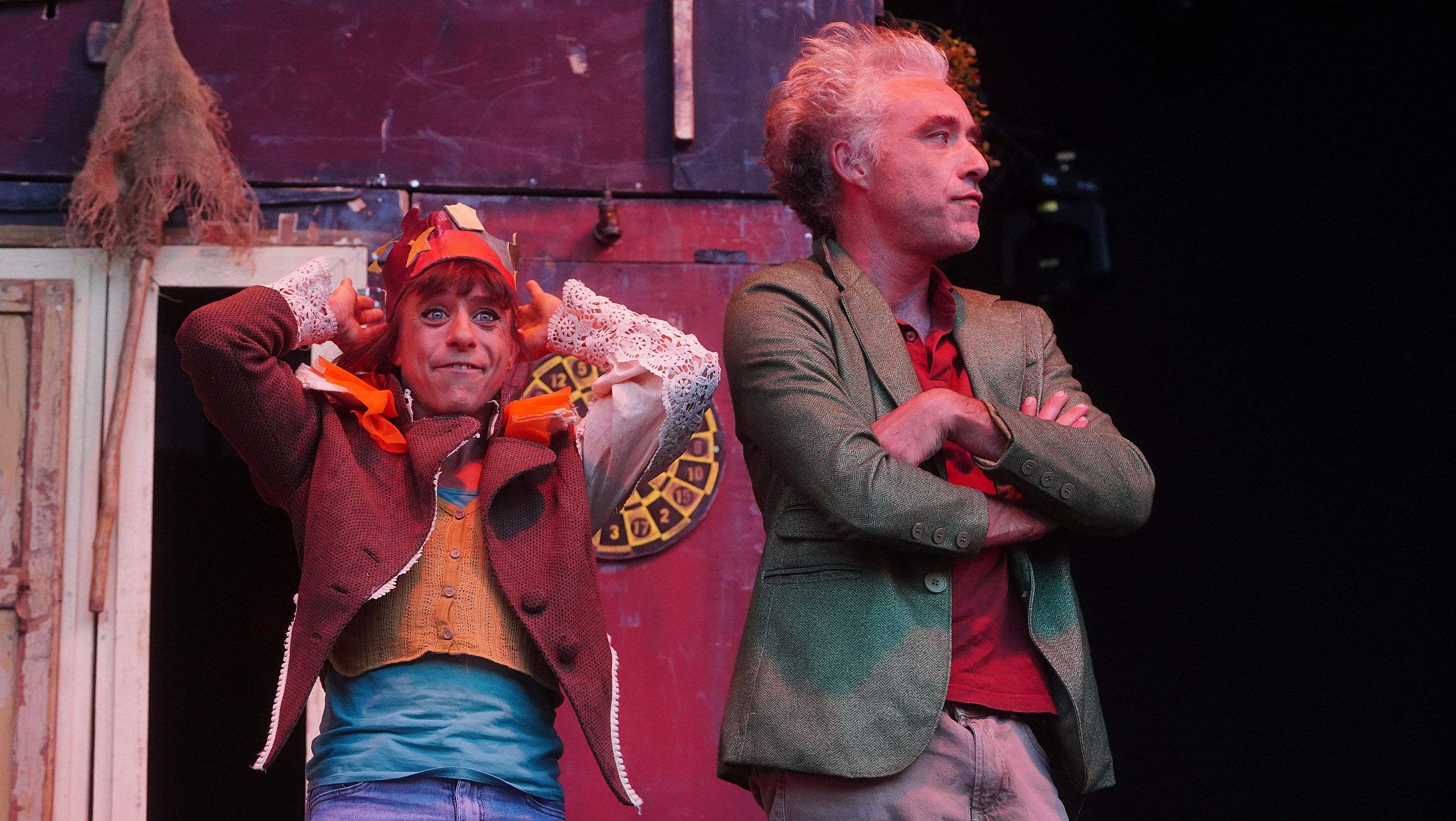 Circo en la Praza da Ferrería con Vol'e Temps
