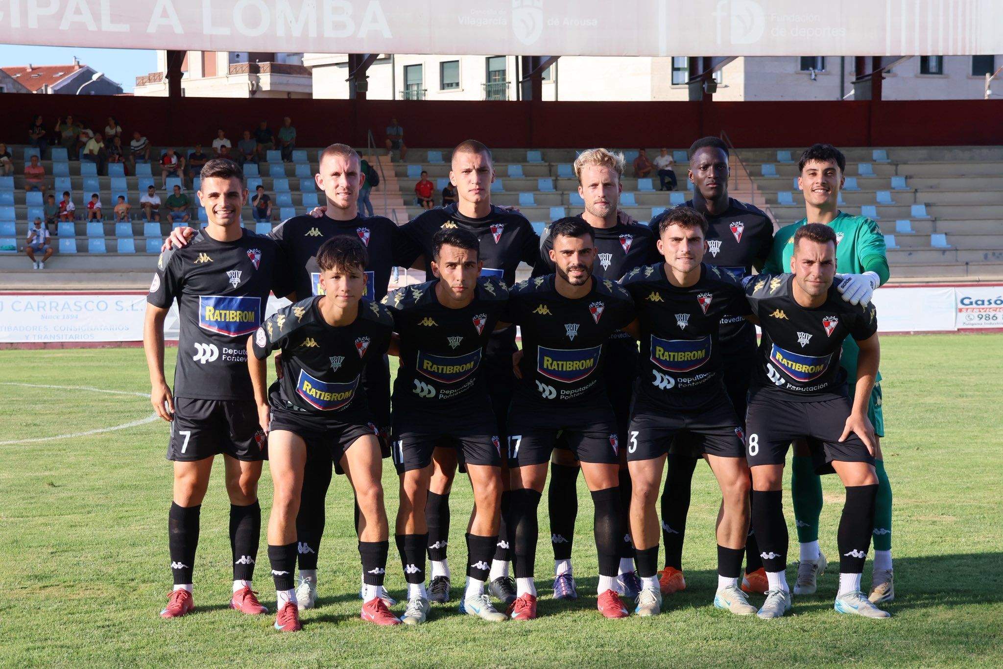 Once del Arosa contra el Coruxo en Copa RFEF