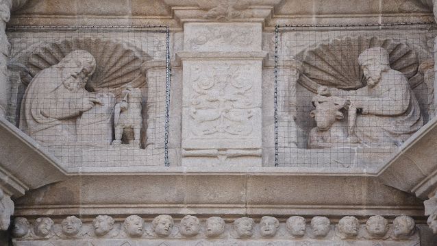 Fachada principal de la Basílica de Santa María La Mayor