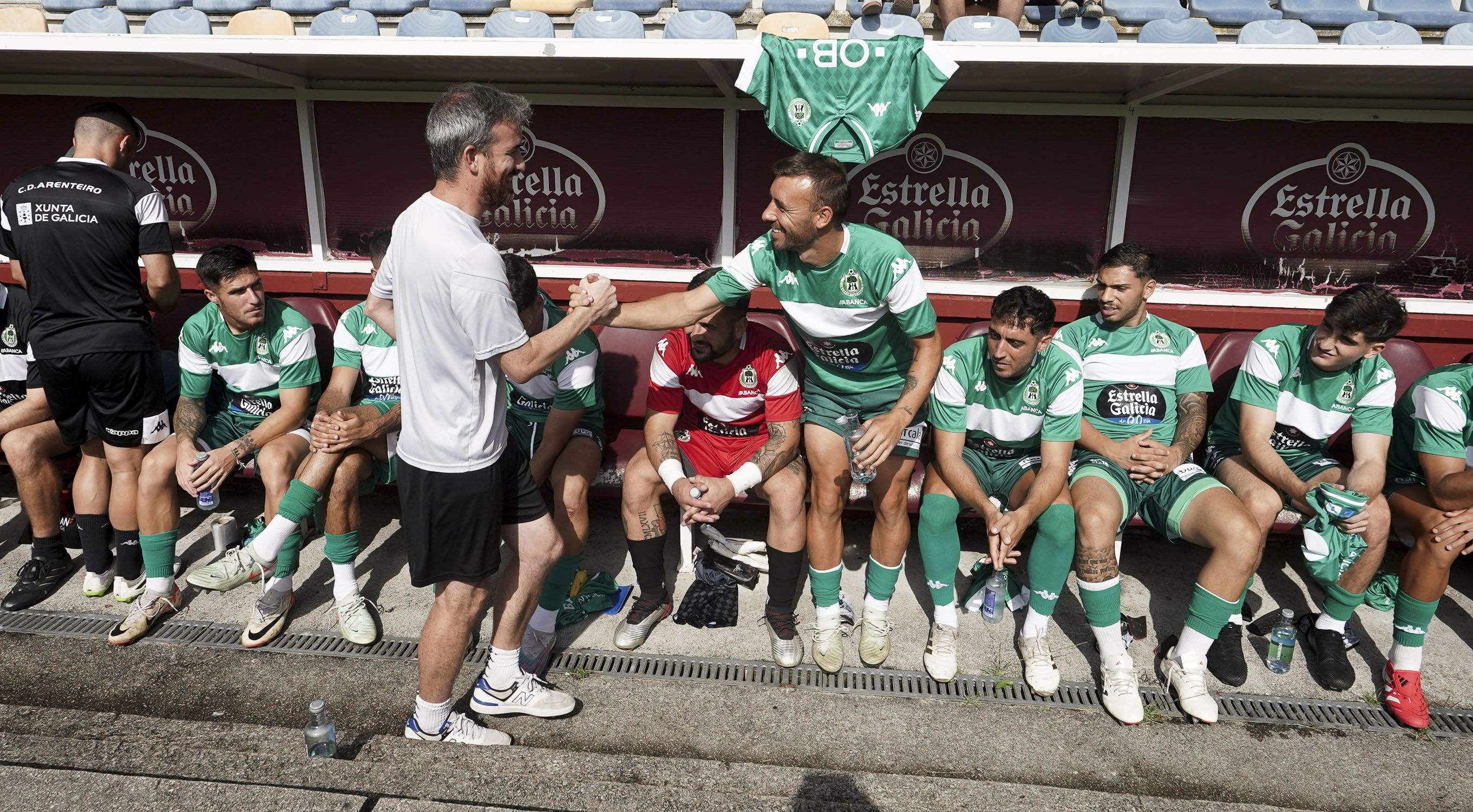Amistoso de pretemporada entre Pontevedra y Arenteiro en Pasarón Amistoso de pretemporada entre Pontevedra y Arenteiro en Pasarón