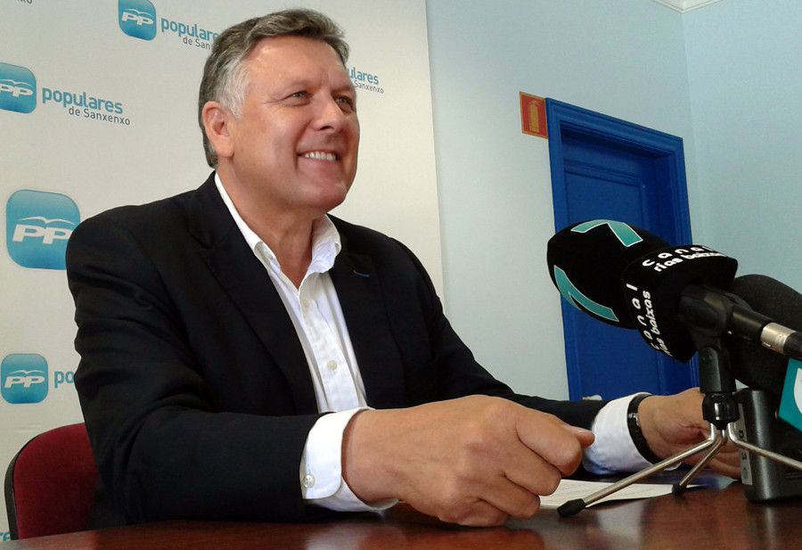 Telmo Martín, portavoz del PP en Sanxenxo