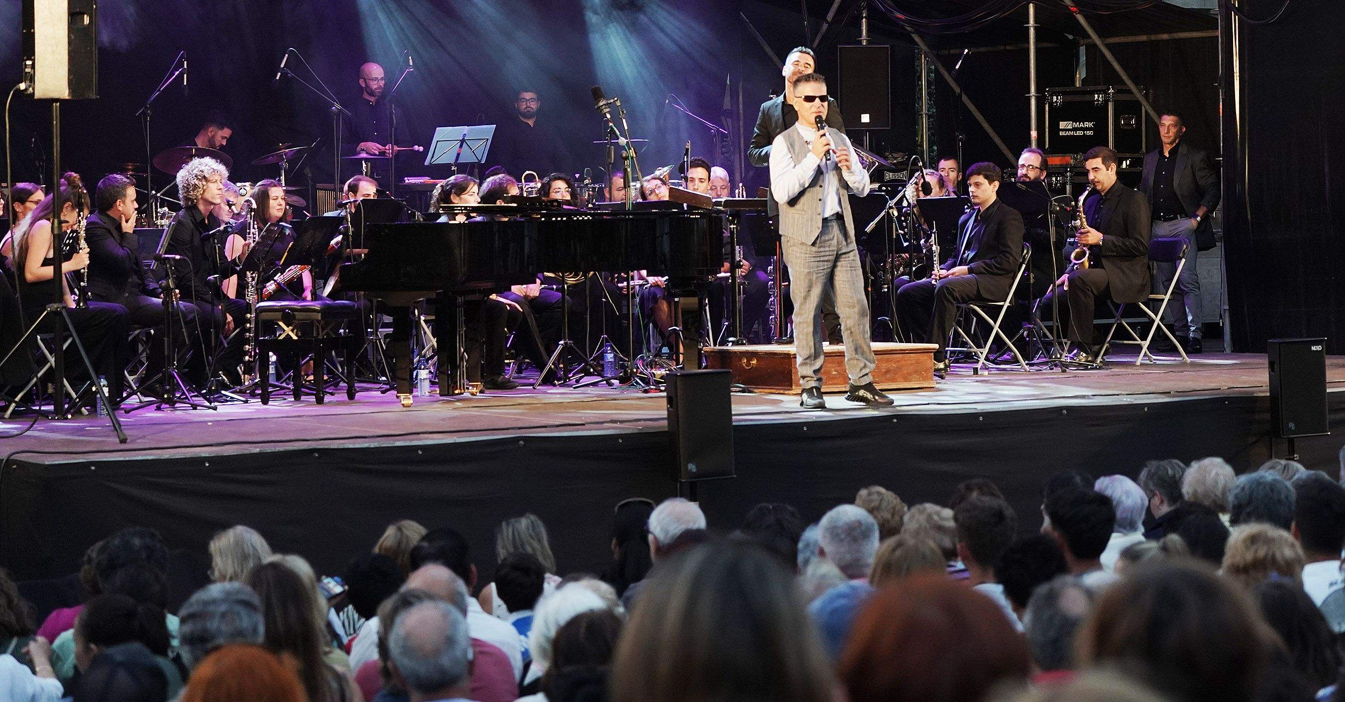 Concerto de Serafín Zubiri coa Banda de Música de Pontevedra