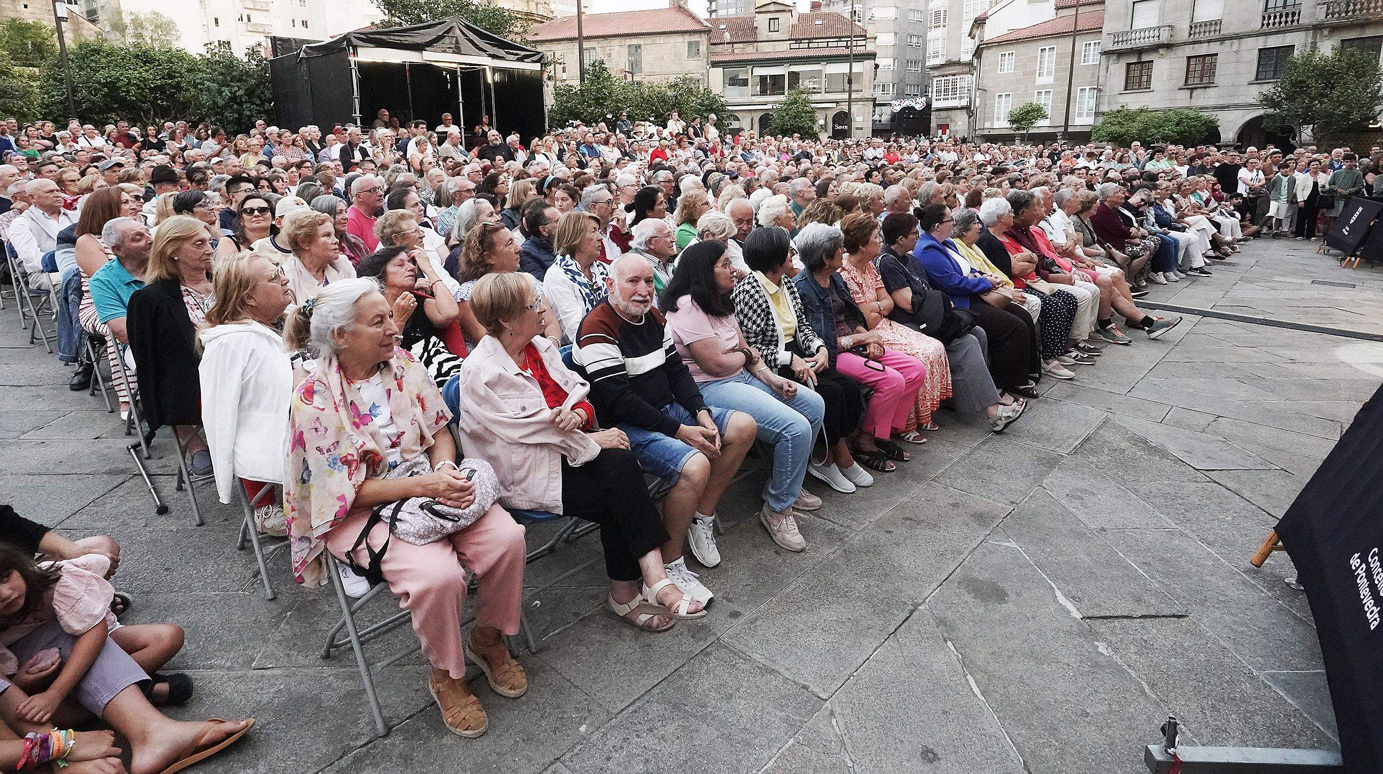 Concerto de Serafín Zubiri coa Banda de Música de Pontevedra