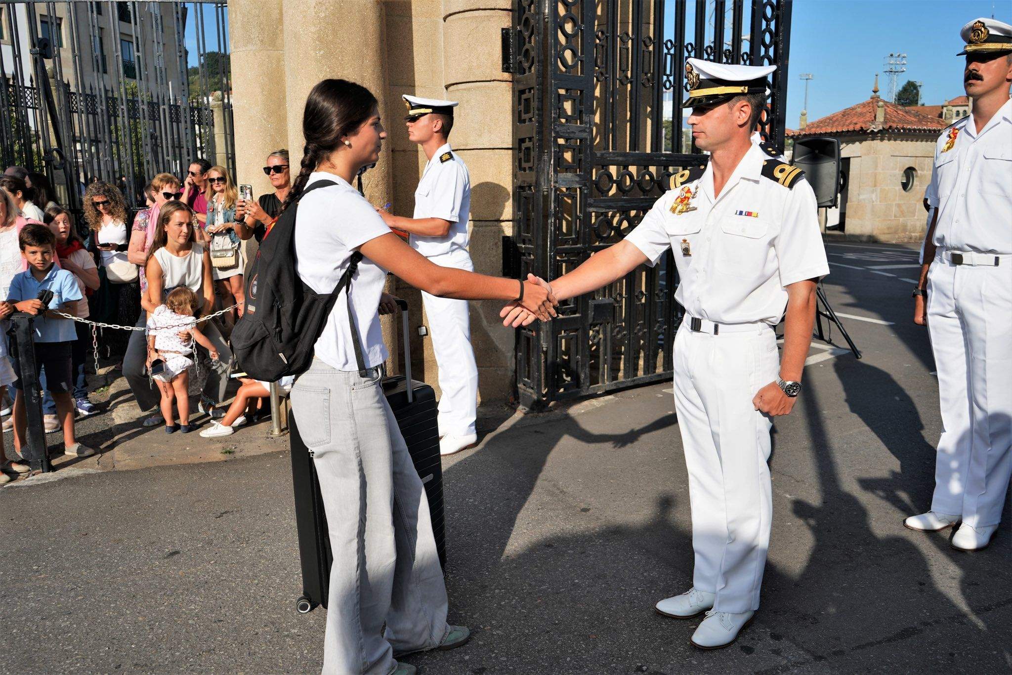 Ingreso del nuevo alumnado de la Escuela Naval de Marín