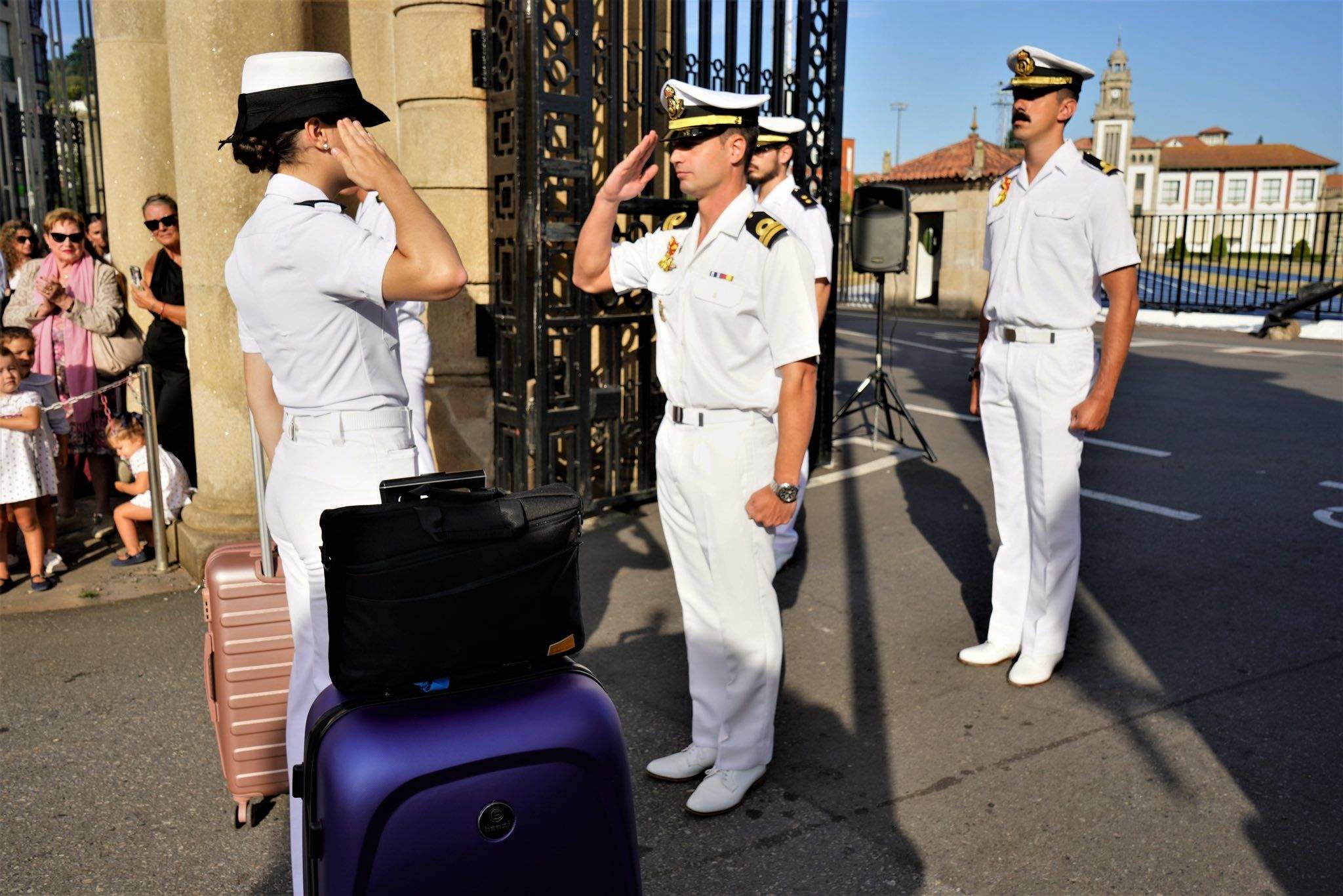 Ingreso del nuevo alumnado de la Escuela Naval de Marín