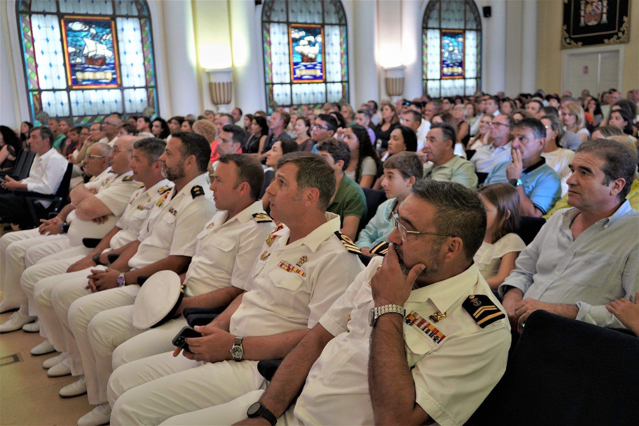 Ingreso del nuevo alumnado de la Escuela Naval de Marín