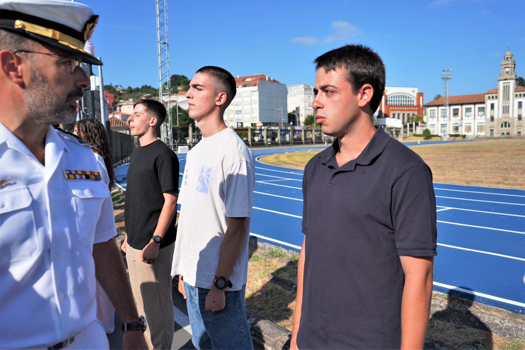 Ingreso del nuevo alumnado de la Escuela Naval de Marín