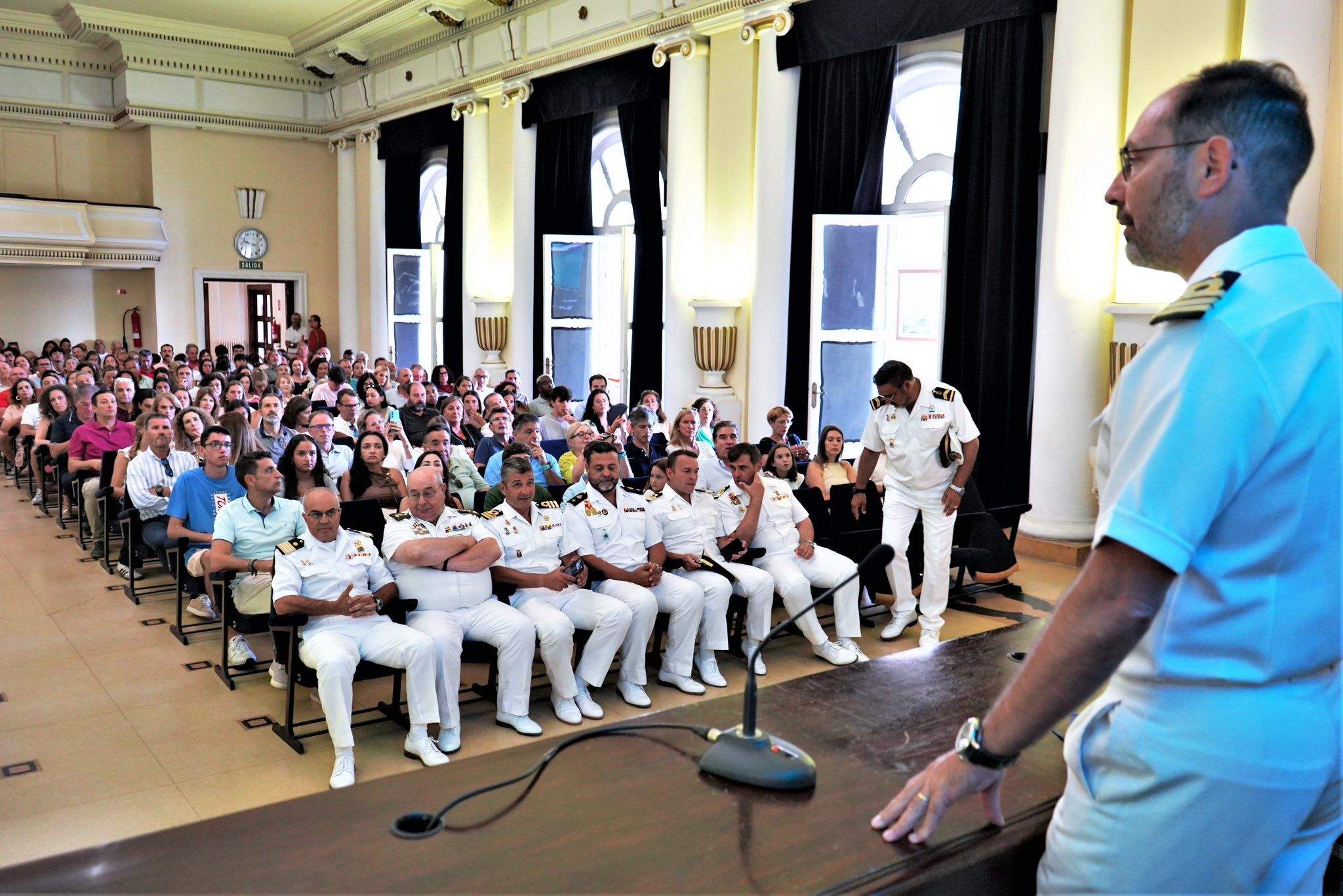 Ingreso del nuevo alumnado de la Escuela Naval de Marín