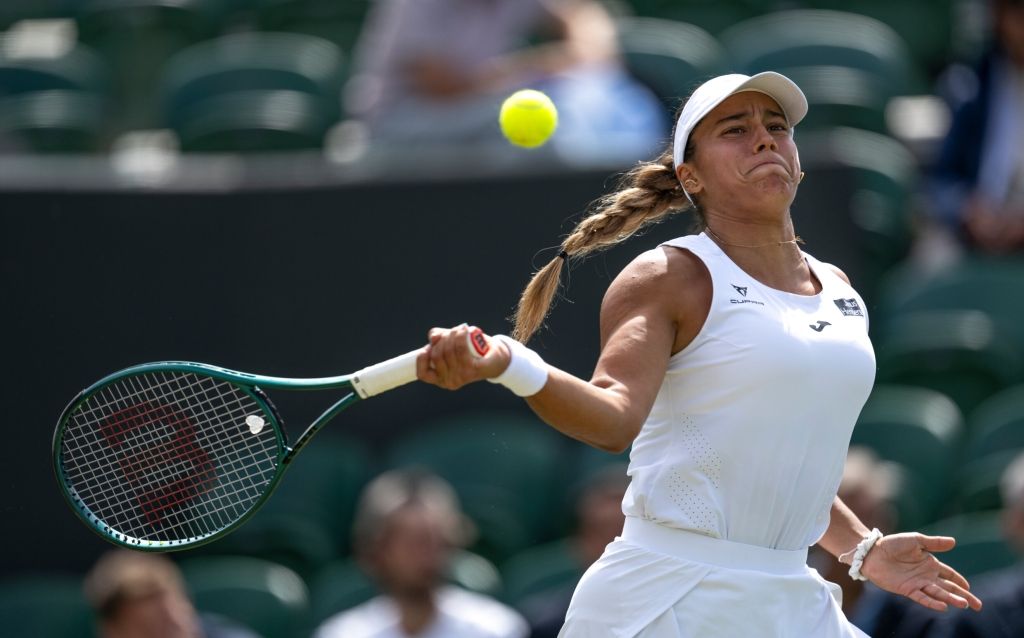 Jéssica Bouzas, en Wimbledon