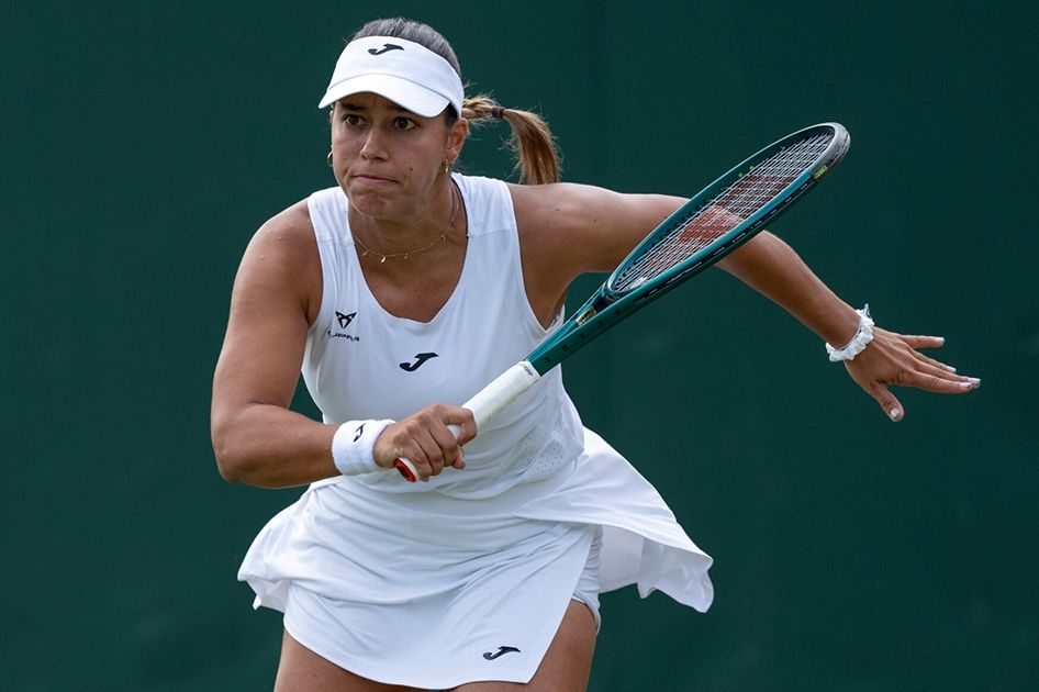 Jéssica Bouzas, en Wimbledon - RFET