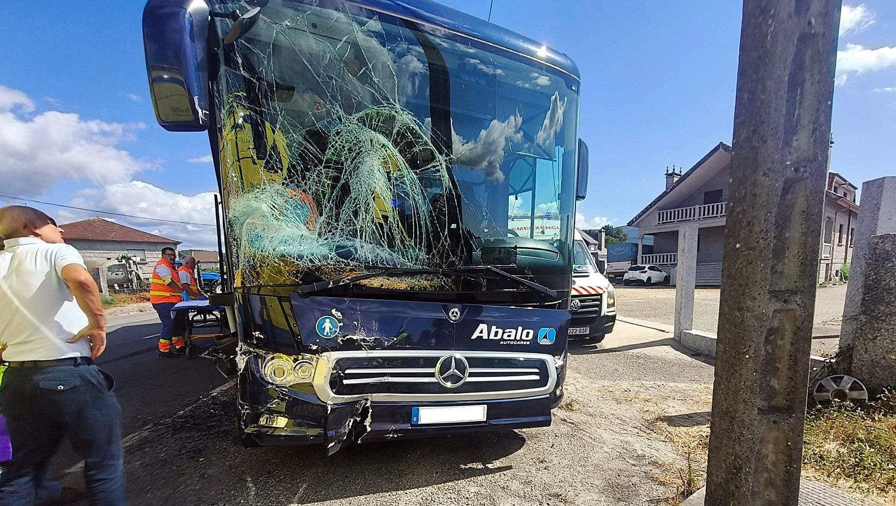 Estado en que quedaba o autobús