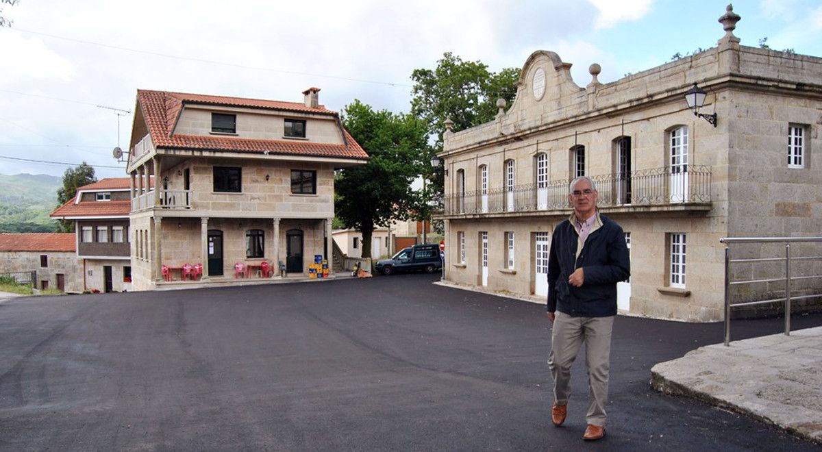 Jorge Canda na praza do Pelete