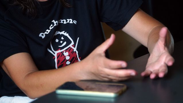 El símbolo de la Asociación Duchenne Parent Project España recuerda que la enfermedad se diagnostica en la infancia El símbolo de la Asociación Duchenne Parent Project España recuerda que la enfermedad se diagnostica en la infancia