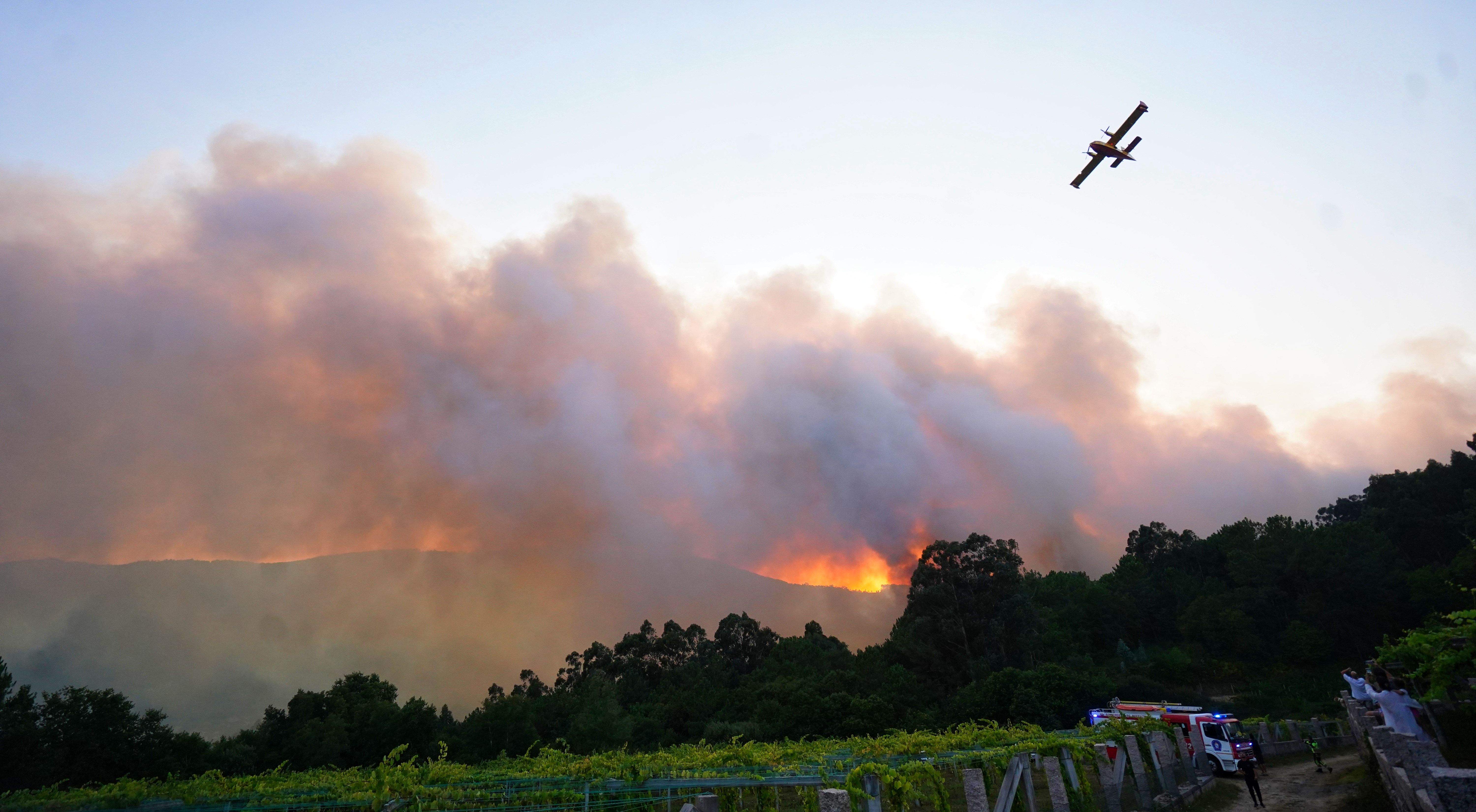 Incendio en Santa Cristina de Cobres