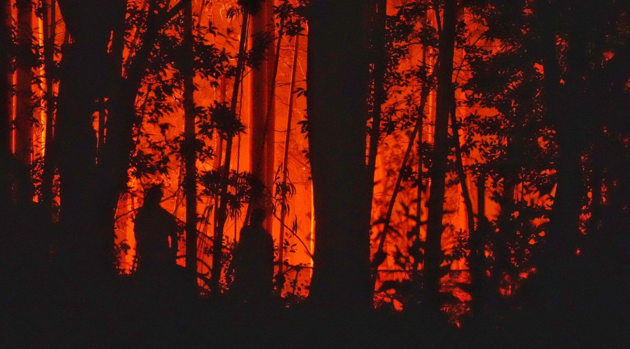 Incendio en Santa Cristina de Cobres