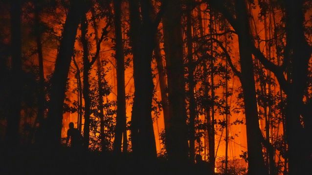 Incendio en Santa Cristina de Cobres
