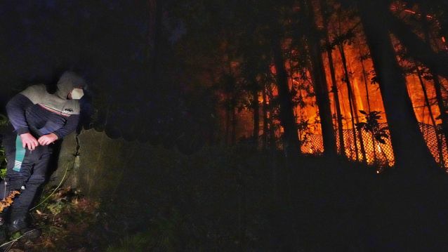 Incendio en Santa Cristina de Cobres