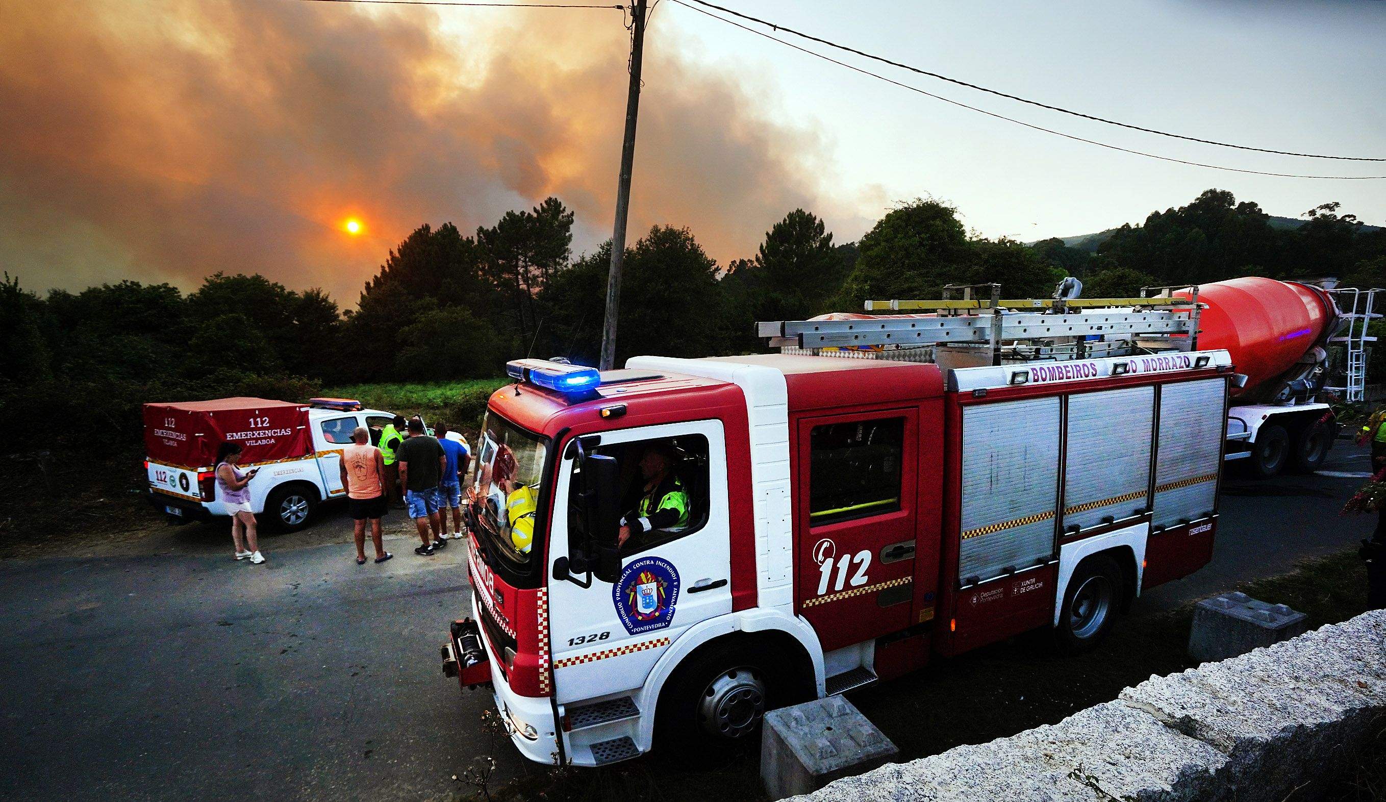 Incendio en Santa Cristina de Cobres Incendio en Santa Cristina de Cobres