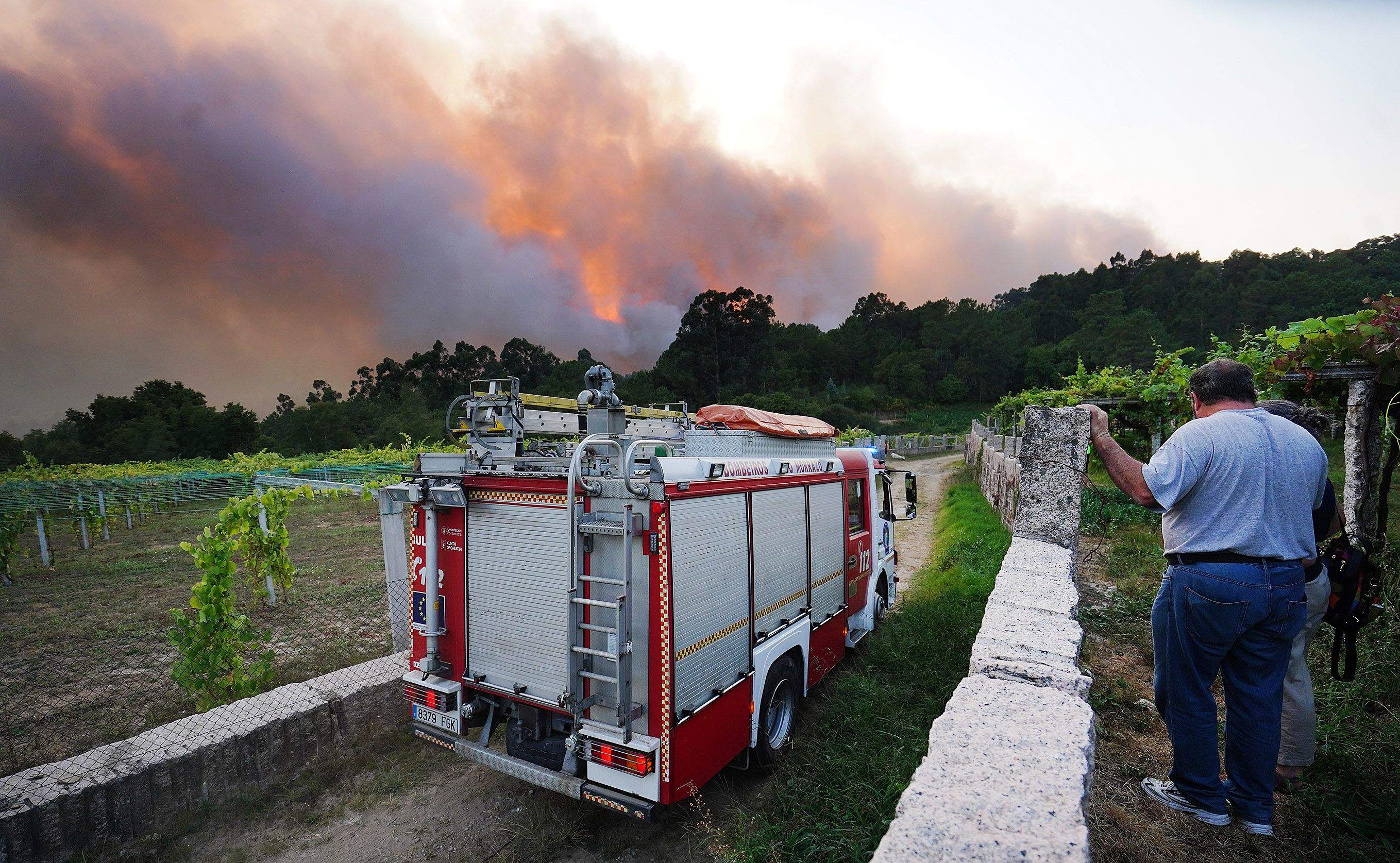 Incendio en Santa Cristina de Cobres Incendio en Santa Cristina de Cobres
