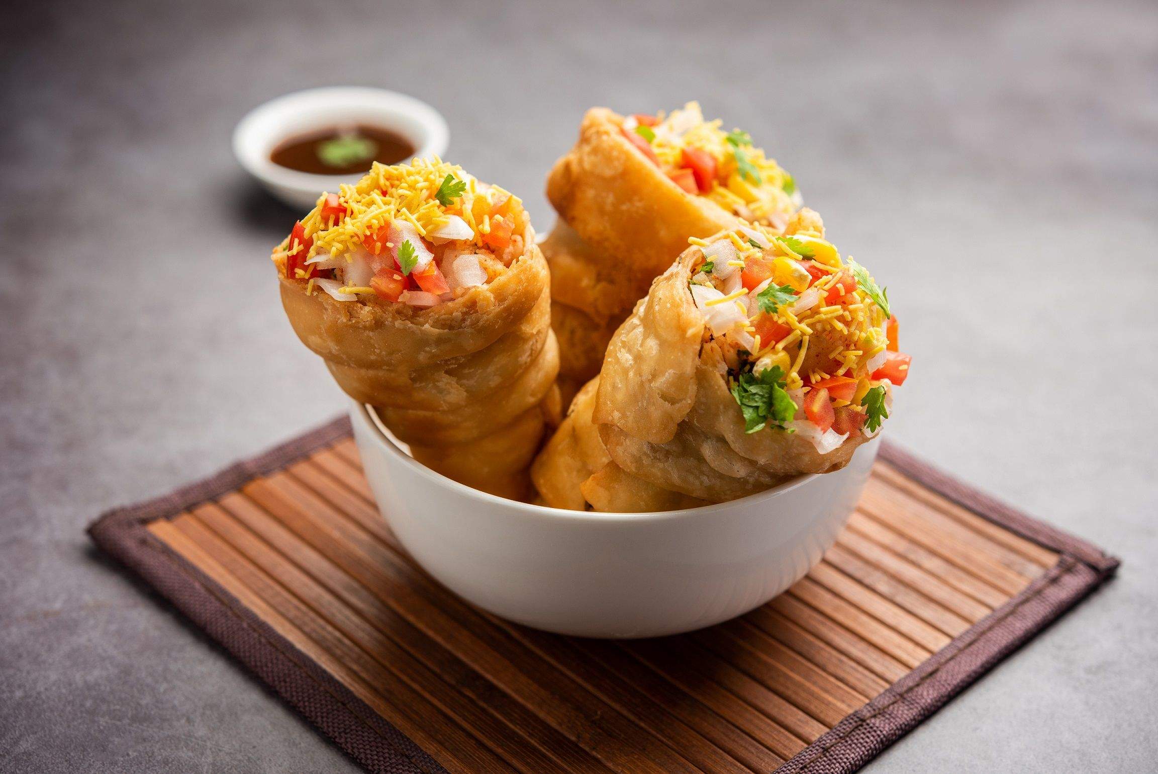 'Kutchi cone chaat'