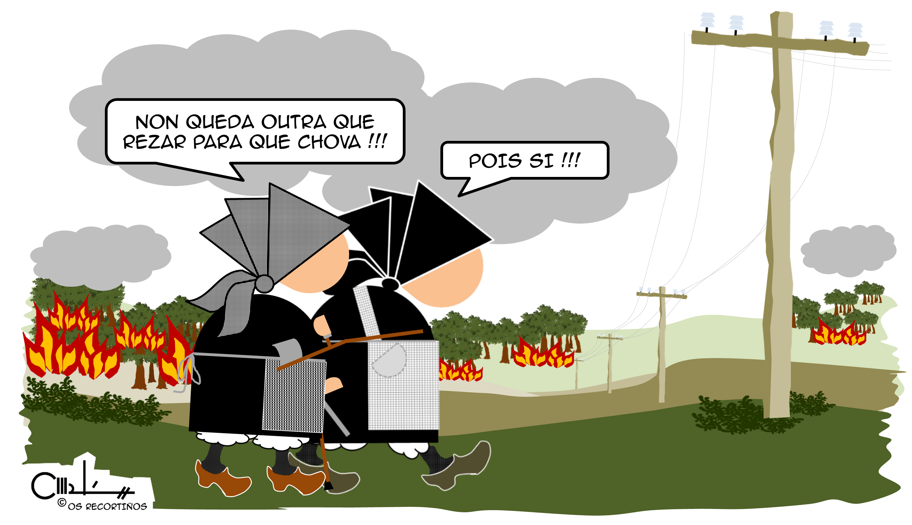 Os Recortiños REZAR PARA QUE CHOVA