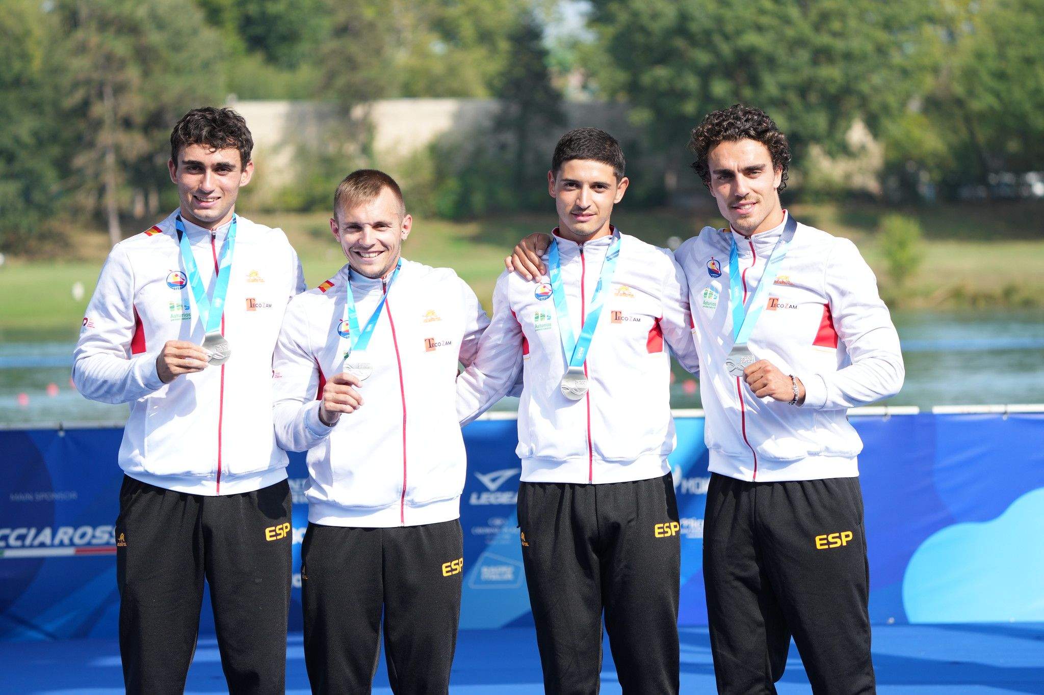 O combinado español, prata no Campionato do Mundo de sprint